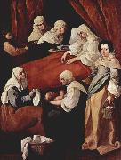 Francisco de Zurbaran The Birth of the Virgin, oil painting